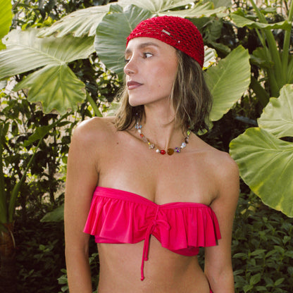 Oasis- Rouge top & skirt