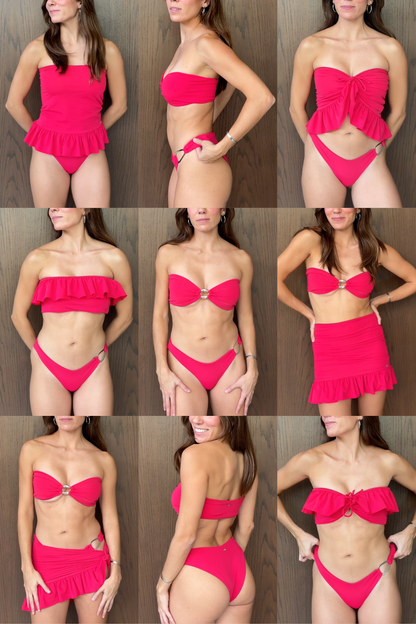 Oasis- Rouge top & skirt